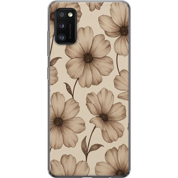 Samsung Galaxy A41 Läpinäkyvä kuori Pastel Rush