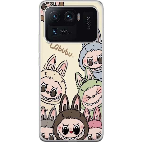 Xiaomi Mi 11 Ultra Gennemsigtig cover Labubu Pastel Collection