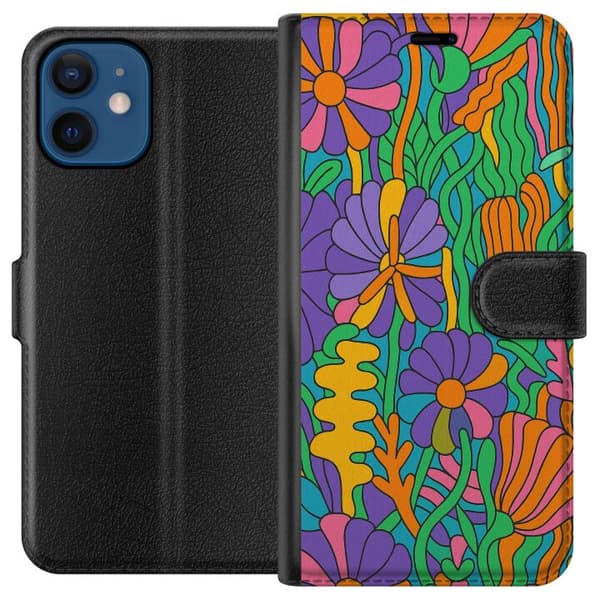 Kompatibelt Plånboksfodral till Apple iPhone 12 Color Pop