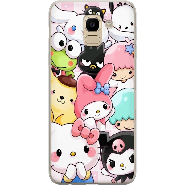 Samsung Galaxy J6 Gjennomsiktig deksel Kawaii Sanrio Crew