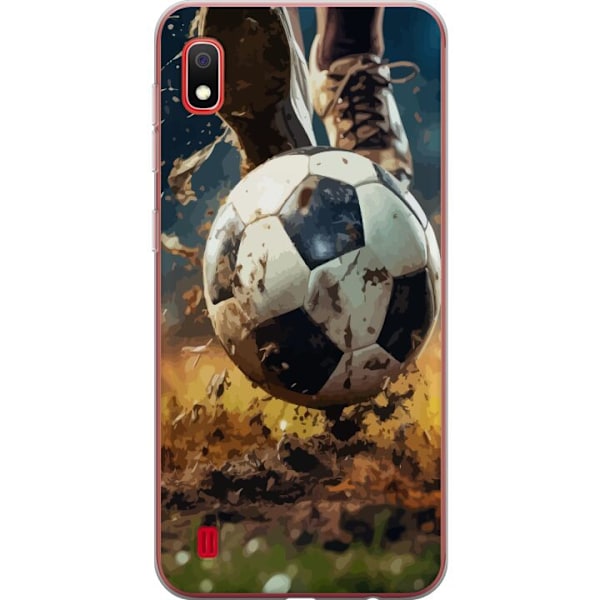 Samsung Galaxy A10 Gennemsigtig cover Fodbold