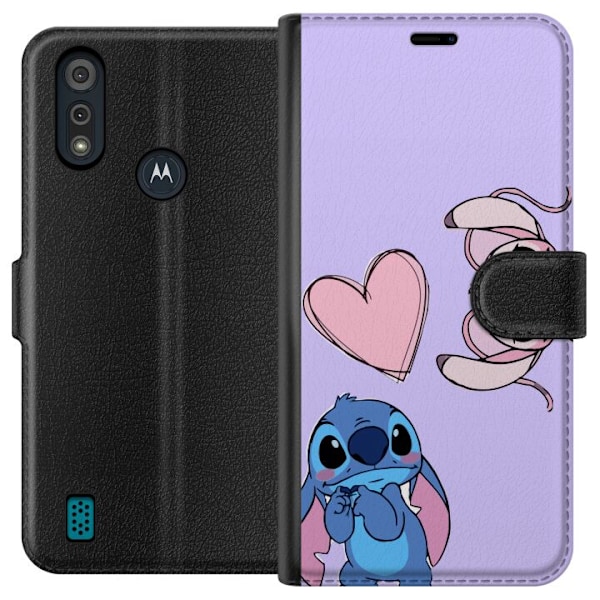 Motorola Moto E6i Lommeboketui Stitch Mode