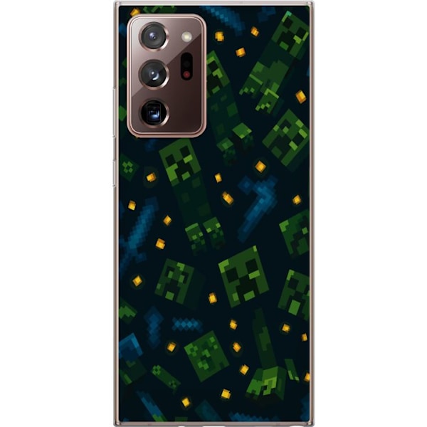 Samsung Galaxy Note20 Ultra Läpinäkyvä kuori Minecraft Dungeons Mob