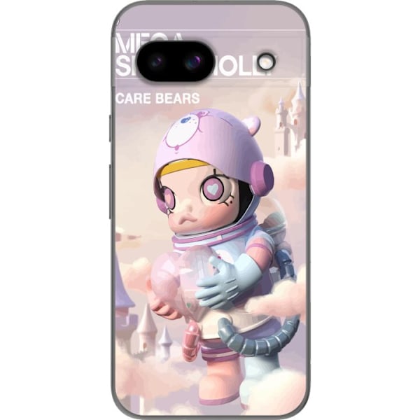 Google Pixel 8a Läpinäkyvä kuori Mega Space Molly Care Bears Series - Share Bear Edition