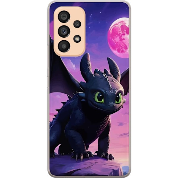 Samsung Galaxy A53 5G Läpinäkyvä kuori Kuinka kouluttaa lohikäärmeesi