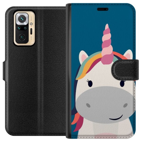 Xiaomi Redmi Note 10 Pro Plånboksfodral Enhörning / Unicorn