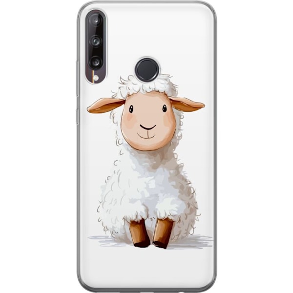 Huawei P40 lite E Gjennomsiktig deksel  Søtt Lam - tegneserie