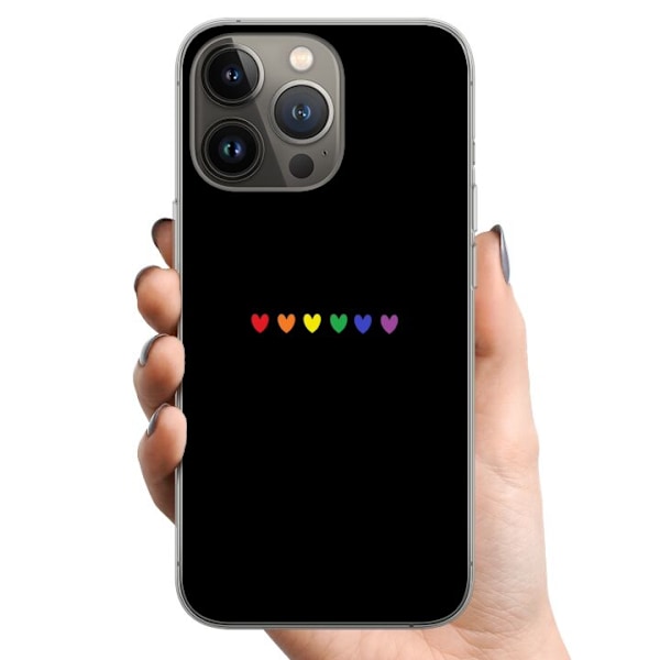 Apple iPhone 13 Pro TPU Matkapuhelimen kuori Ylpeä Sydämet