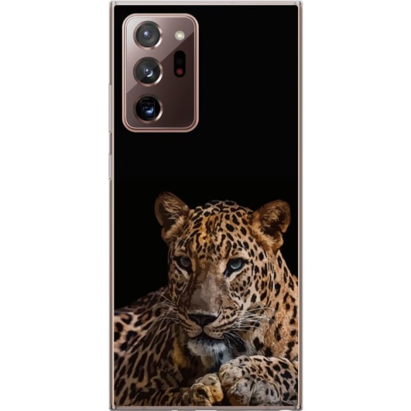 Samsung Galaxy Note20 Ultra Läpinäkyvä kuori Leopard