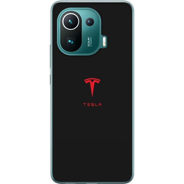 Xiaomi Mi 11 Pro Läpinäkyvä kuori Tesla