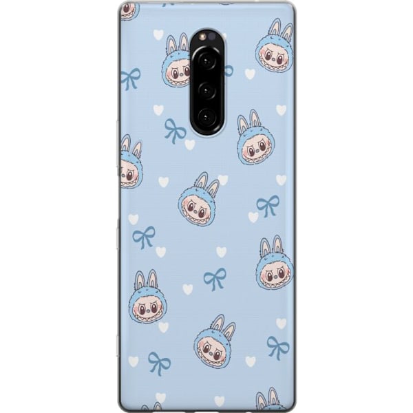 Sony Xperia 1 Gennemsigtig cover Labubu Ildånd