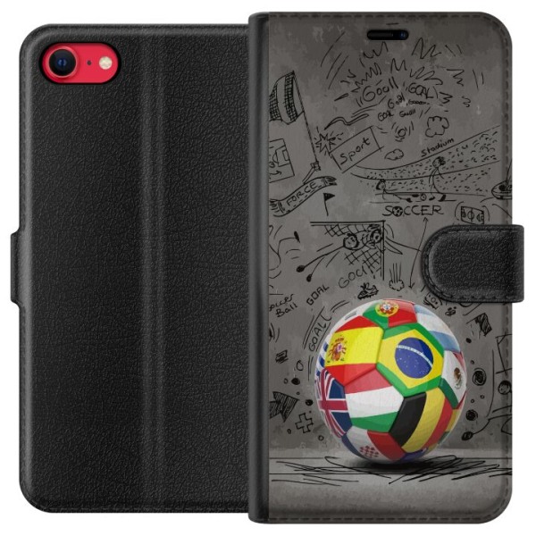 Apple iPhone 8 Lommeboketui Fotboll Världen