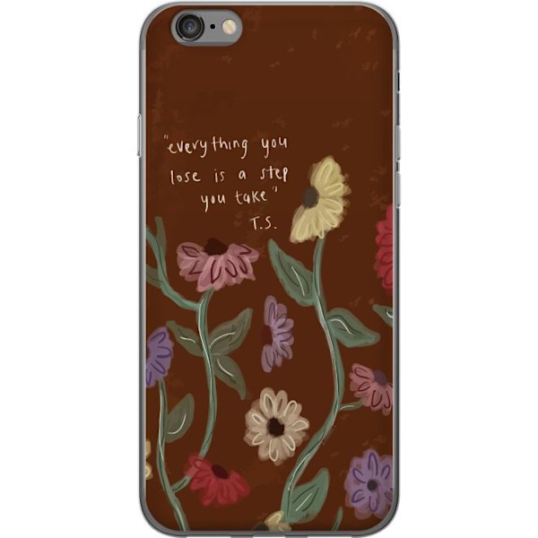 Apple iPhone 6s Gennemsigtig cover Blomster