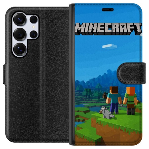 Samsung Galaxy S25 Ultra Lompakkokotelo Minecraft Key Art