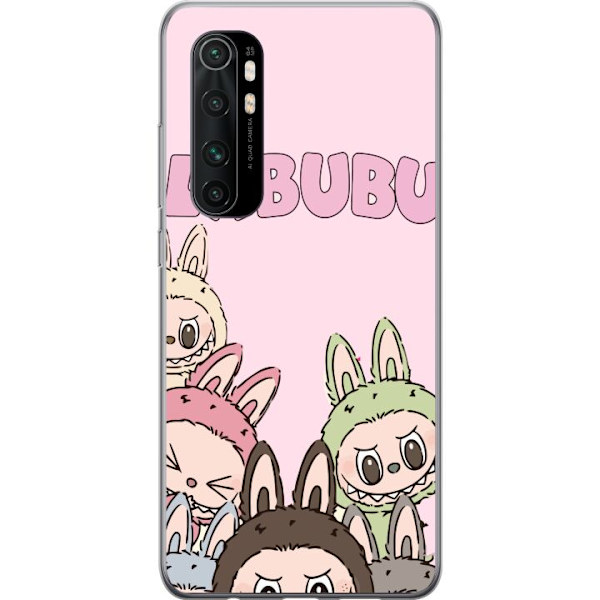 Xiaomi Mi Note 10 Lite Läpinäkyvä kuori Labubu Pop Mart Hahmot Keräilykohteet Suosittu Hahmosarja Suunnittelu Pop Mart Leikkikalutaide Aihe