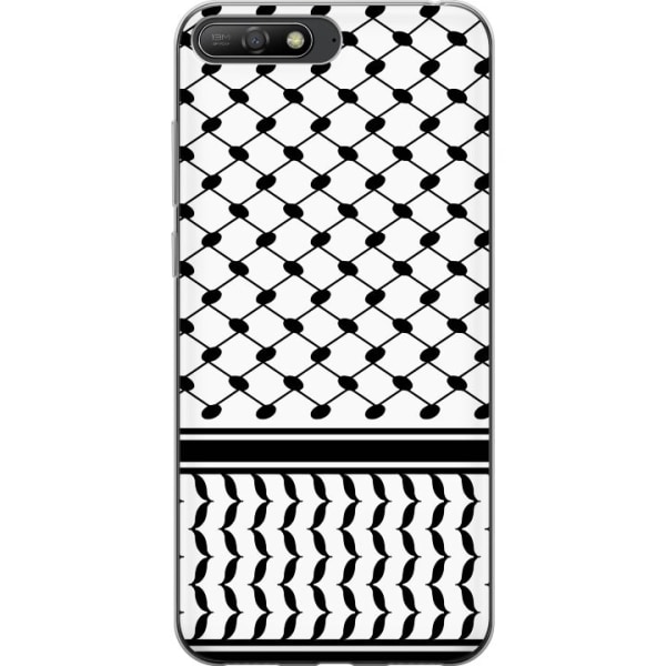 Huawei Y6 (2018) Läpinäkyvä kuori Keffiyeh-malli