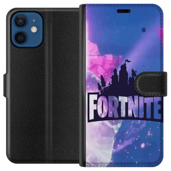 Kompatibel Tegnebogsetui til Apple iPhone 12 mini Fortnite