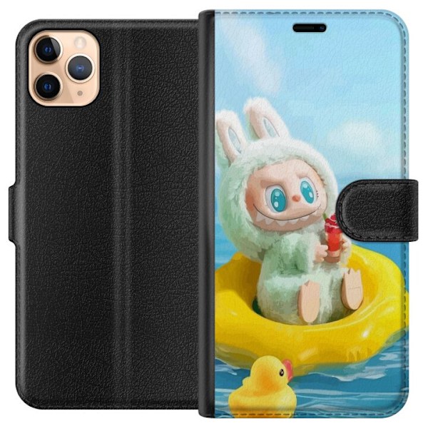Apple iPhone 11 Pro Max Plånboksfodral Labubu Stripe Attack