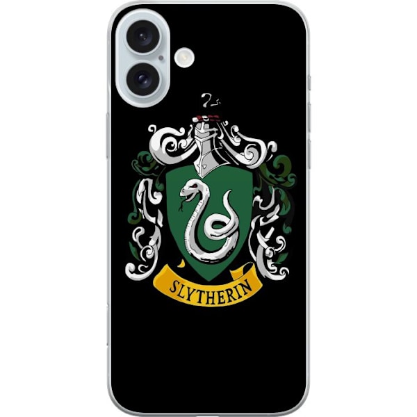 Apple iPhone 16 Plus Gennemsigtig cover Harry Potter - Slyther