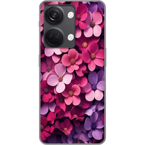 OnePlus Nord 3 Gjennomsiktig deksel Blomster