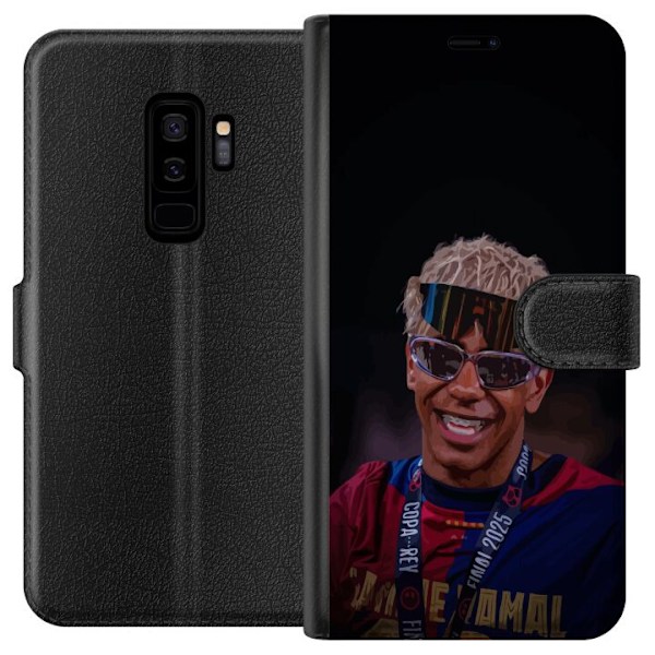 Samsung Galaxy S9+ Tegnebogsetui Lamine Yamal mobiltaske i elegant sportsdesign