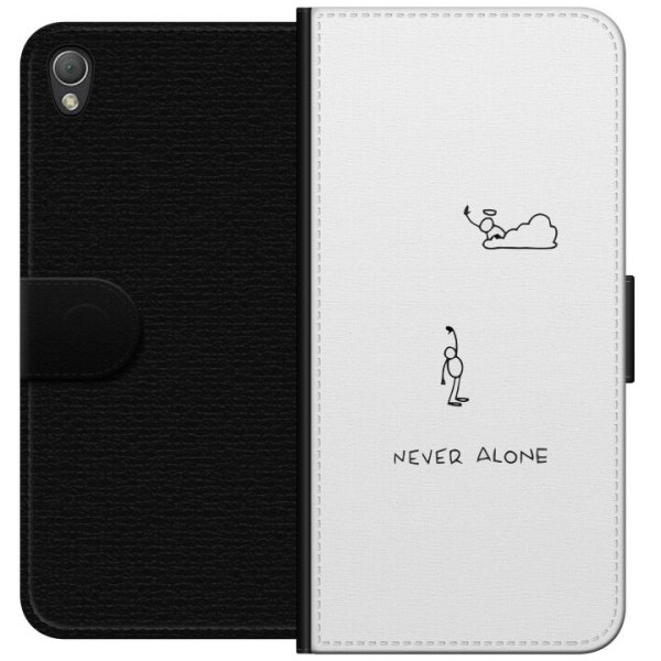 Sony Xperia Z3 Lompakkokotelo Ei koskaan yksin