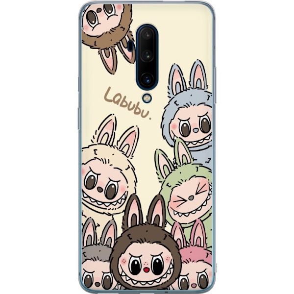 OnePlus 7T Pro Gennemsigtig cover Labubu Pastel Collection