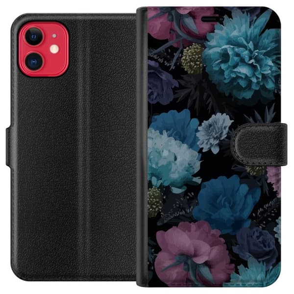 Kompatibel Tegnebogsetui til Apple iPhone 11 Blomster