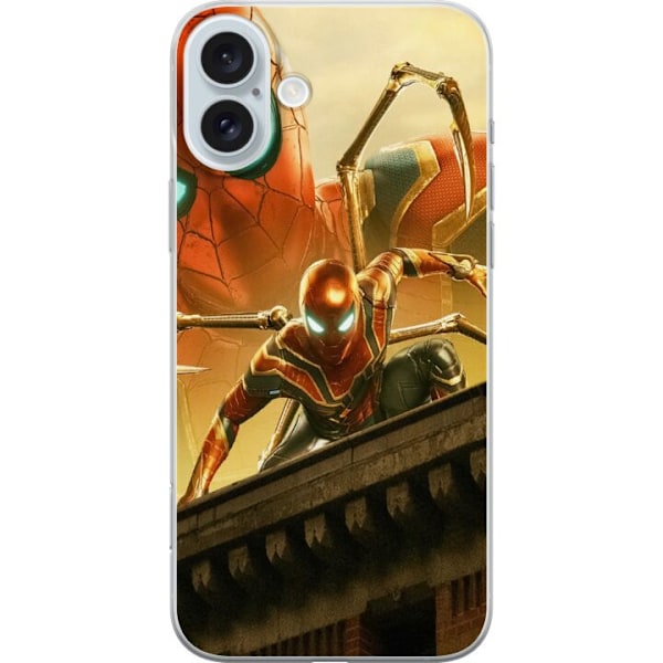 Apple iPhone 16 Plus Gjennomsiktig deksel Spiderman