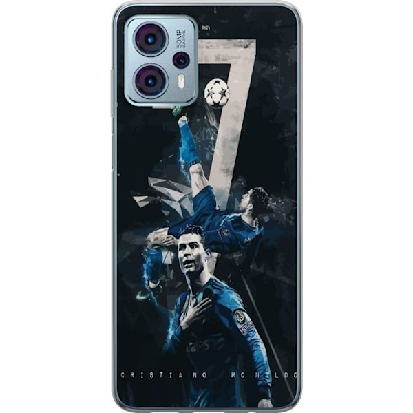 Motorola Moto G23 Gennemsigtig cover Ronaldo