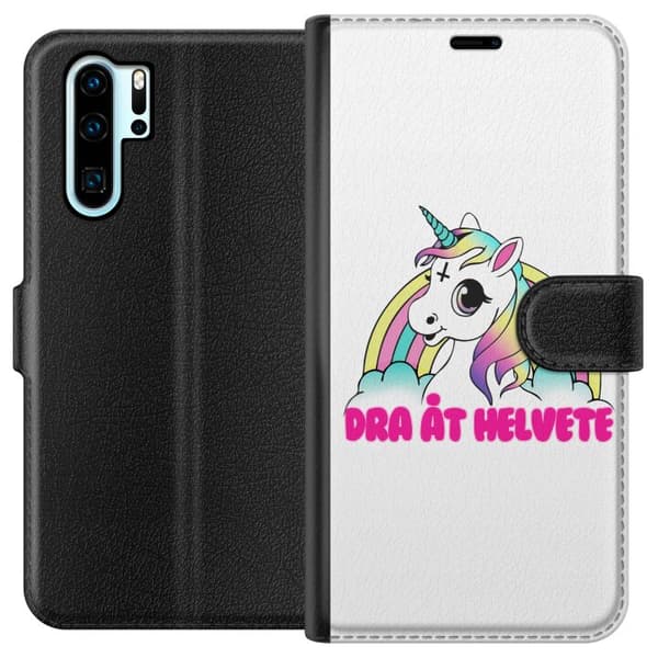 Kompatibelt Lommeboketui til Huawei P30 Pro Unicorn
