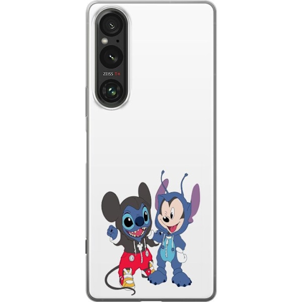 Sony Xperia 1 VI Genomskinligt Skal Stitch musse pigg