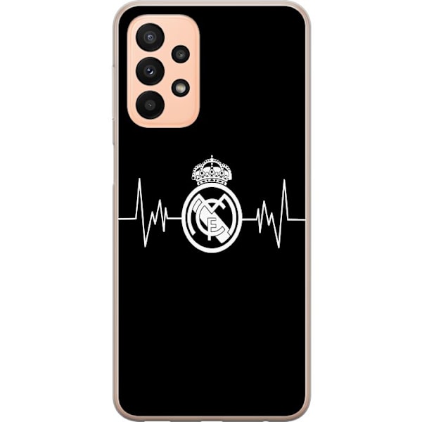 Samsung Galaxy A23 5G Läpinäkyvä kuori Real Madrid CF