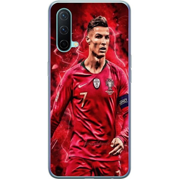 OnePlus Nord CE 5G Genomskinligt Skal Ronaldo Skills – CR7 Design för Äkta Supporters