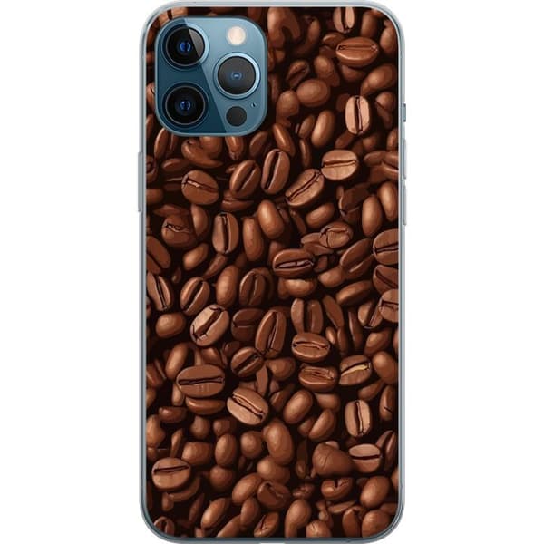 Kompatibelt Mobildeksel til Apple iPhone 12 Pro Max Kaffebönor närbild brun