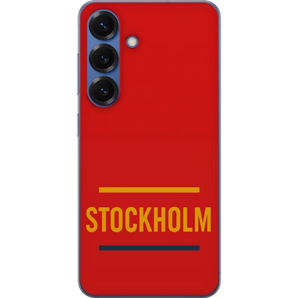 Samsung Galaxy S25+ Läpinäkyvä kuori Stockholm – Hockey