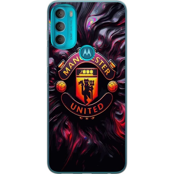 Motorola Moto G71 5G Gennemsigtig cover Manchester United