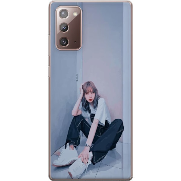 Samsung Galaxy Note20 Genomskinligt Skal Lisa from Blackpink – K-pop Style Icon
