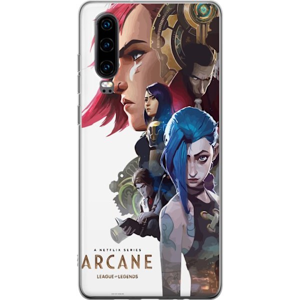 Huawei P30 Genomskinligt Skal Arcane, League of Legends