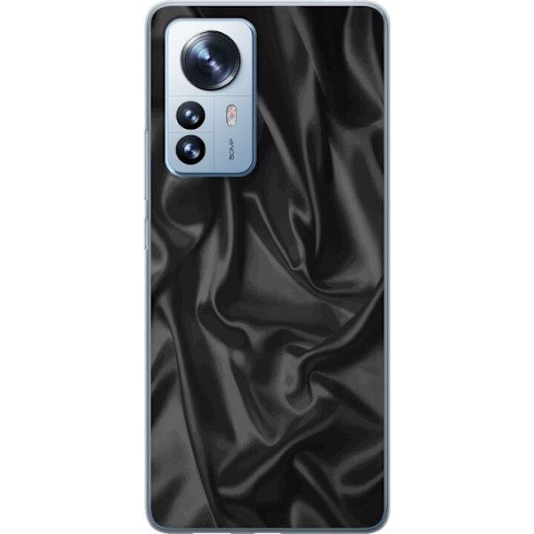 Xiaomi 12 Pro Gennemsigtig cover Silke Sort