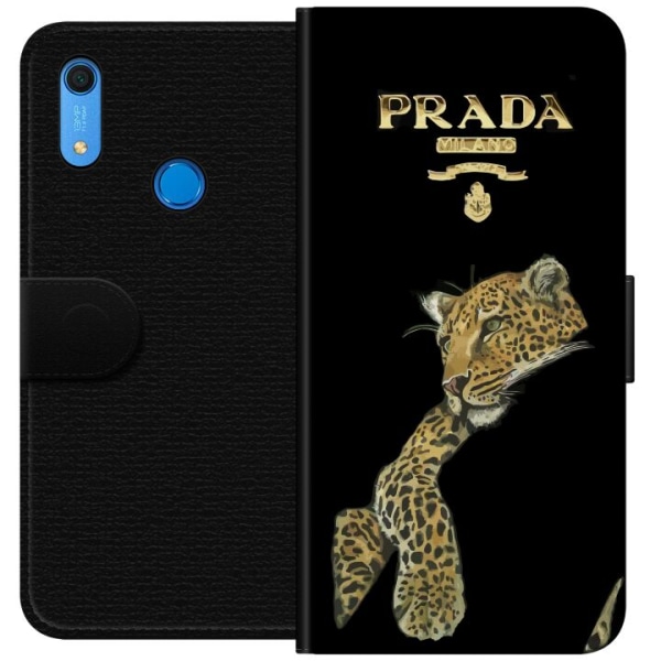 Huawei Y6s (2019) Lompakkokotelo Prada Leopard