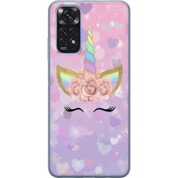 Xiaomi Redmi Note 11 Gennemsigtig cover Unicorn