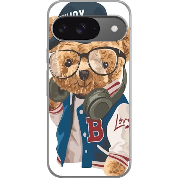 Google Pixel 9 Genomskinligt Skal Fashion Bear