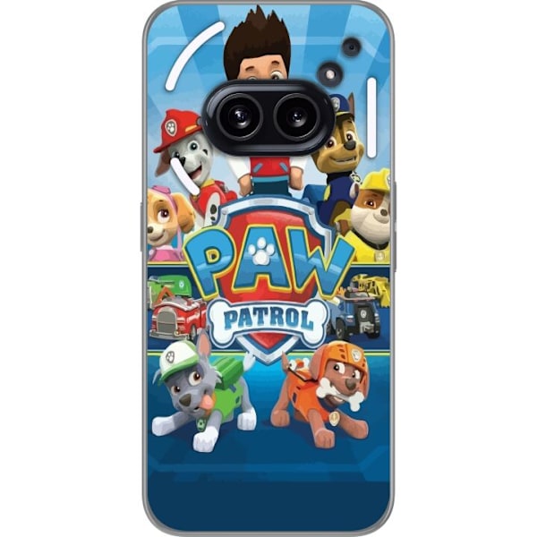 Nothing Phone (2a) Läpinäkyvä kuori Paw Patrol