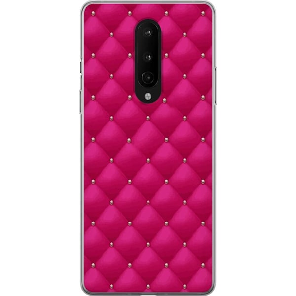 OnePlus 8 Gennemsigtig cover Luksuriøst Lyserød