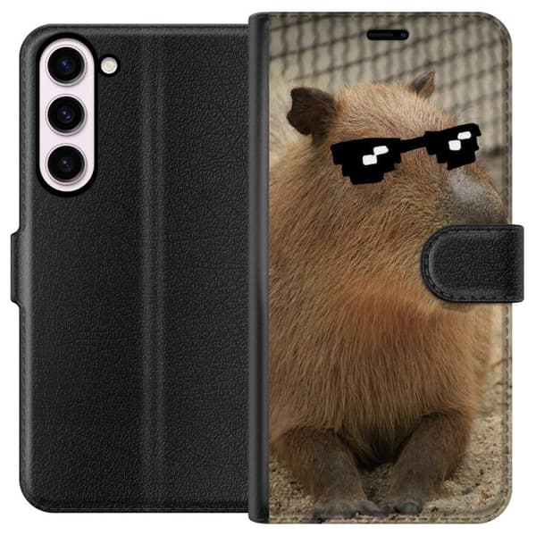 Kompatibelt Plånboksfodral till Samsung Galaxy S23+ Capybara