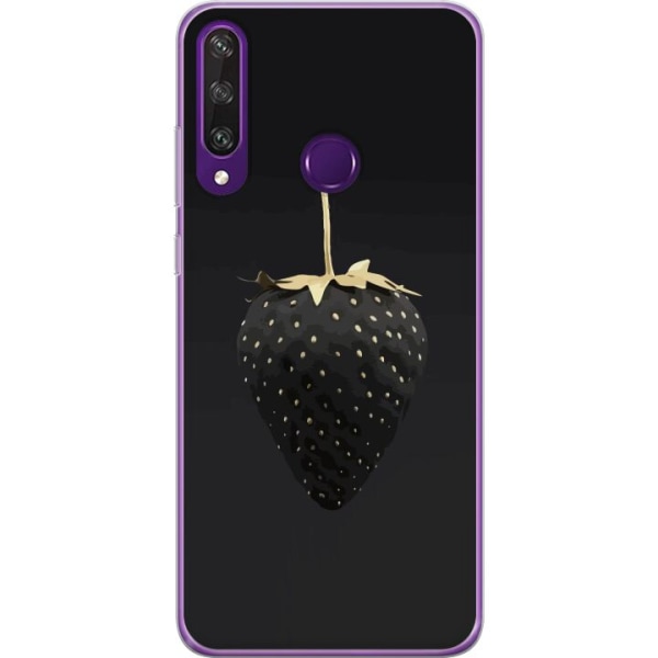 Huawei Y6p Gennemsigtig cover Luksus Jordbær
