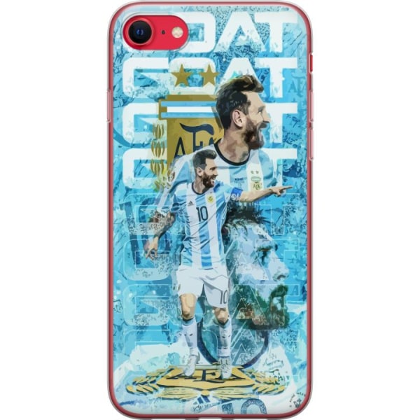Apple iPhone SE (2022) Gennemsigtig cover Messi