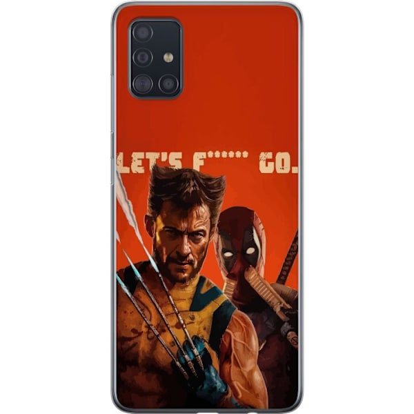 Samsung Galaxy A51 Läpinäkyvä kuori Deadpool & Wolverine