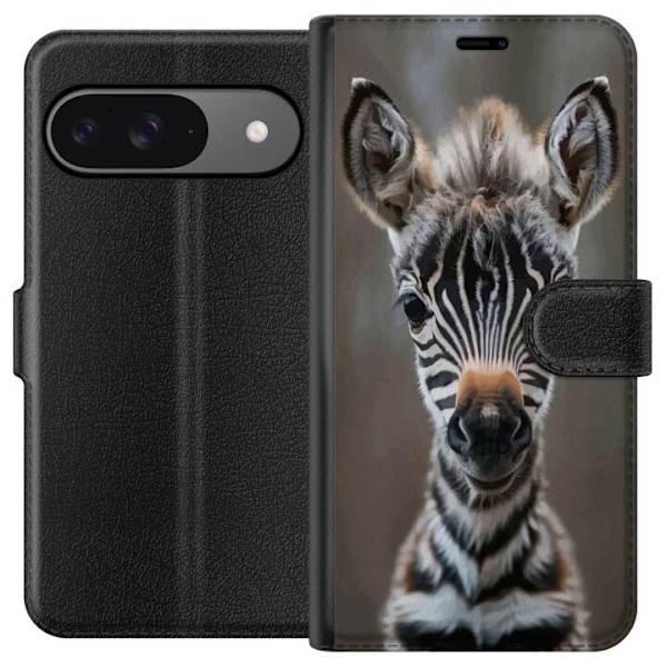 Google Pixel 9 Lompakkokotelo Giraffi Eläinaihe Afrikka Luonto Graafinen Kuva Savanni Villieläimet Suosittu Seinätaide Eksoottinen Teema